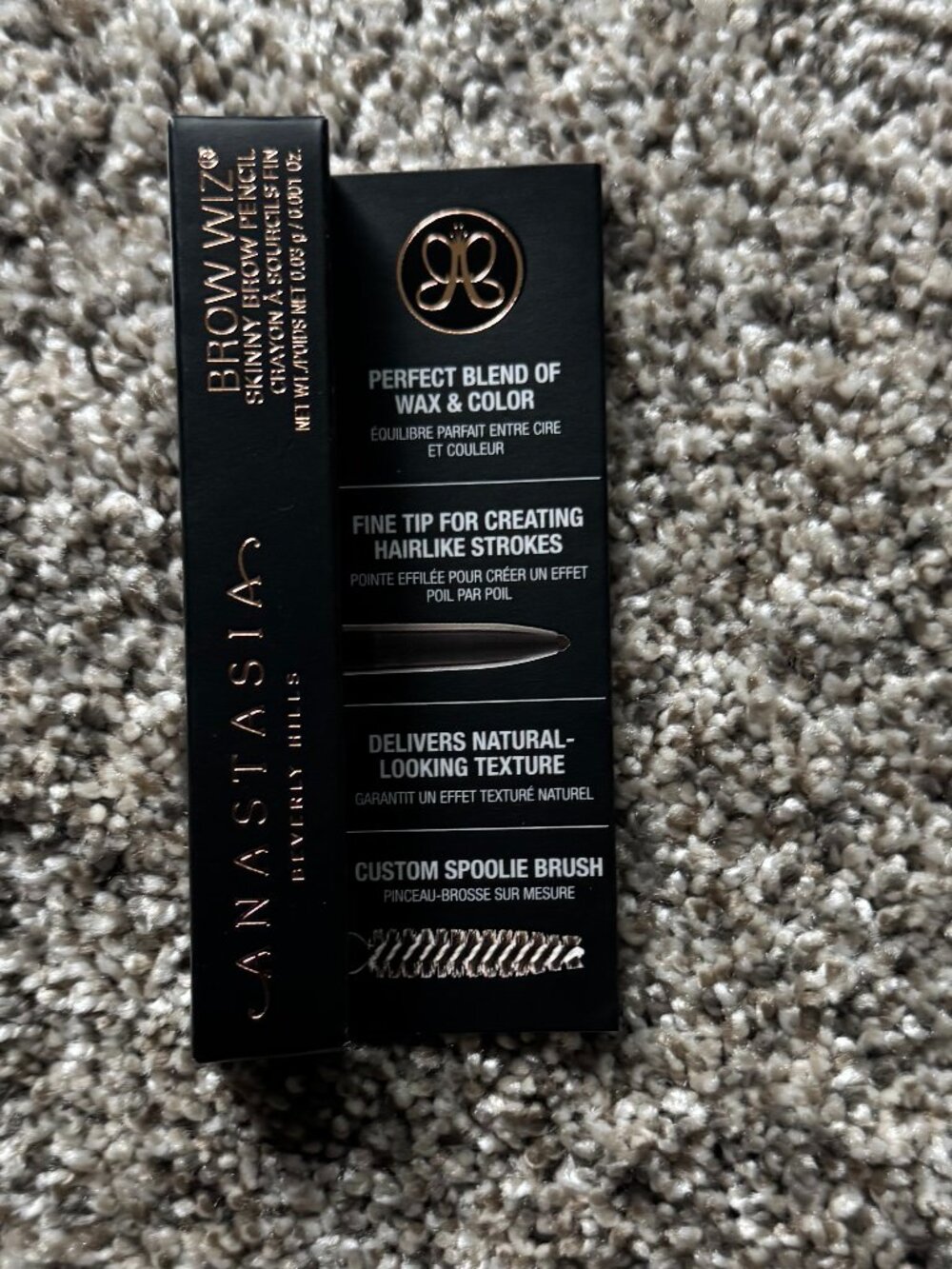 Anastasia brow Wiz Skinny Brow Pencil Sample  Medium Brown  NEW